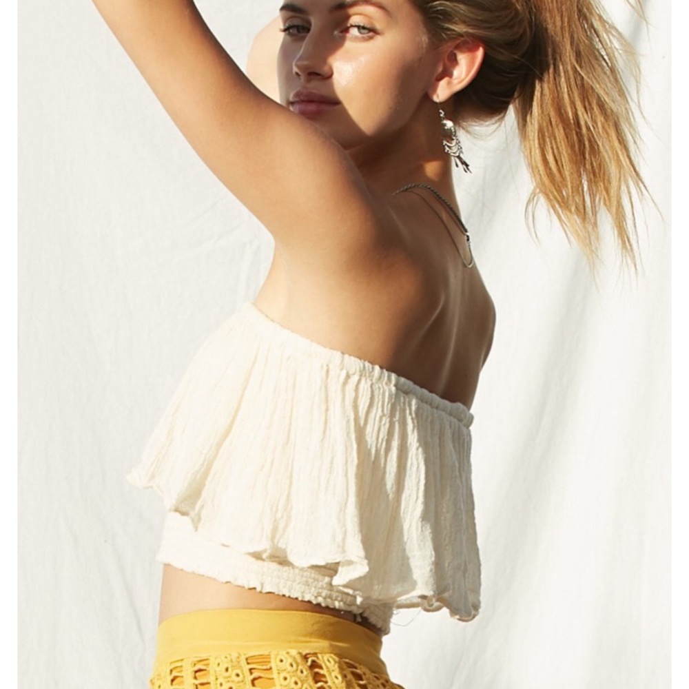 Jens pirate booty caldera top ivory petite small